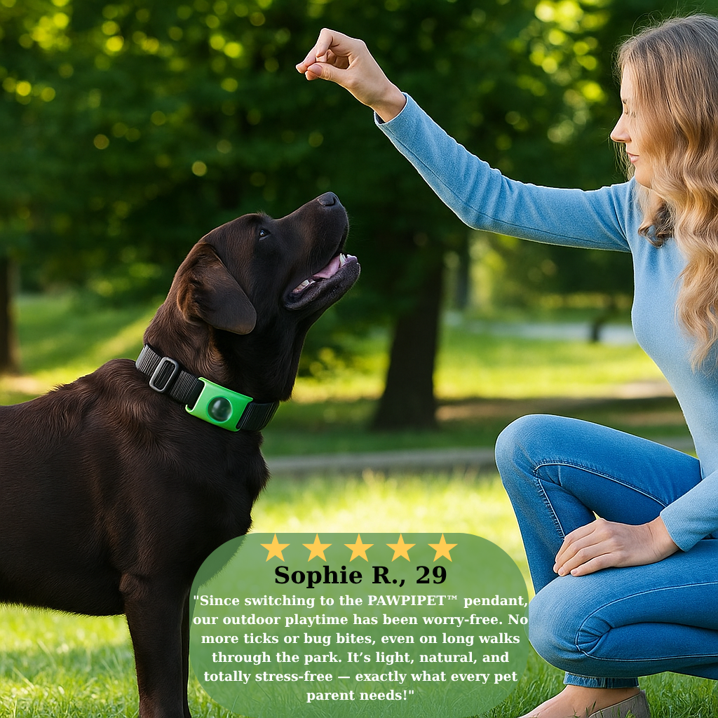 PAWPIPET™ Natural Flea & Tick Repellent Pendant