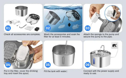 The PAWPIPET™ 2.2L Fountain Filters