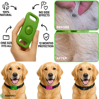 PAWPIPET™ Natural Flea & Tick Repellent Pendant