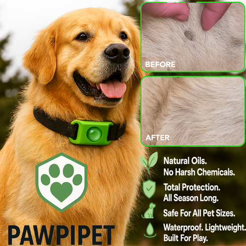 PAWPIPET™ Natural Flea & Tick Repellent Pendant